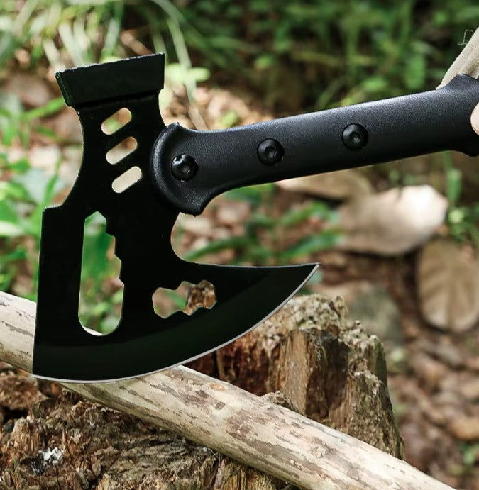 Topor/ciocan pentru camping, Zola®, din otel inoxidabil, maner ergonomic, negru Topor/ciocan pentru camping, Zola®, din otel inoxidabil, maner ergonomic, negru